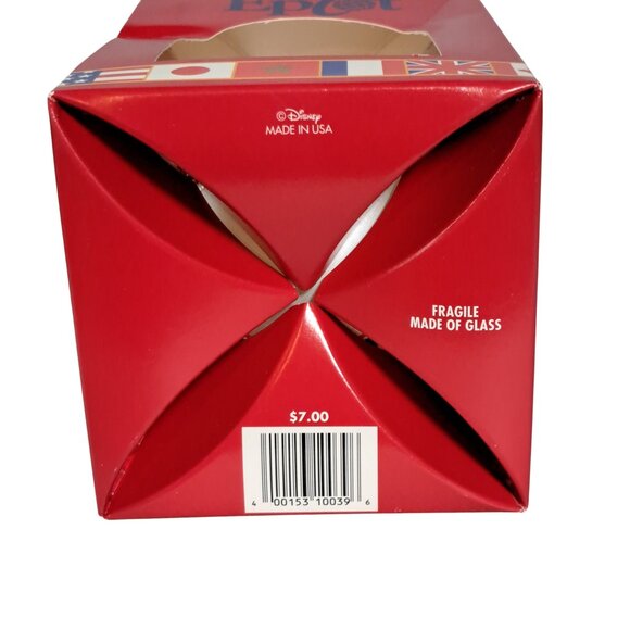 Disney Parks Epcot World Showcase Christmas Glass Ornament Mickey Countries - Picture 9 of 16